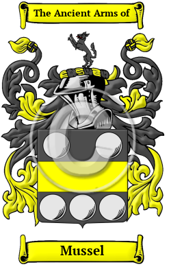 Mussel Family Crest/Coat of Arms