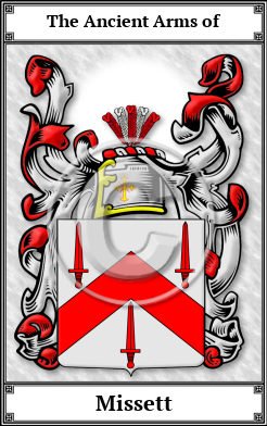 Missett Family Crest Download (JPG)  Book Plated - 150 DPI