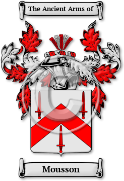 Mousson Family Crest Download (JPG) Legacy Series - 600 DPI