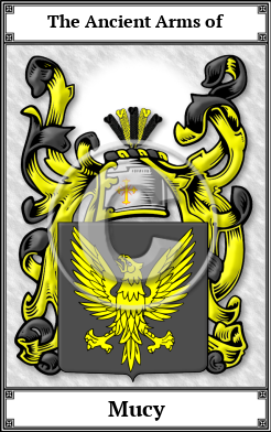 Mucy Family Crest Download (JPG) Book Plated - 600 DPI