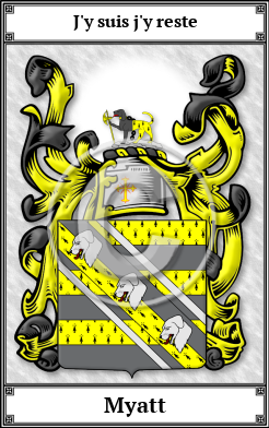 Myatt Family Crest Download (JPG)  Book Plated - 150 DPI