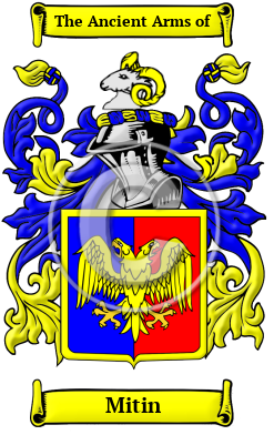 Mitin Family Crest/Coat of Arms