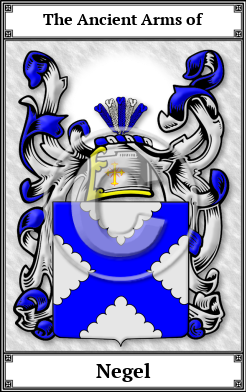 Negel Family Crest Download (JPG)  Book Plated - 150 DPI