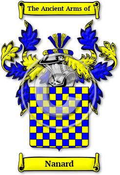 Nanard Family Crest Download (jpg) Legacy Series - 150 DPI