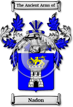 Nadon Family Crest Download (jpg) Legacy Series - 150 DPI