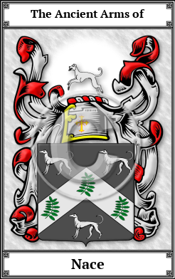 Nace Family Crest Download (JPG)  Book Plated - 150 DPI