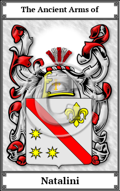 Natalini Family Crest Download (JPG)  Book Plated - 150 DPI