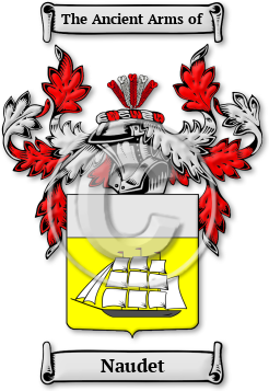 Naudet Family Crest Download (jpg) Legacy Series - 150 DPI