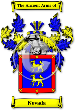 Nevada Family Crest Download (jpg) Legacy Series - 150 DPI
