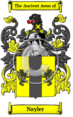 Nayler Family Crest/Coat of Arms