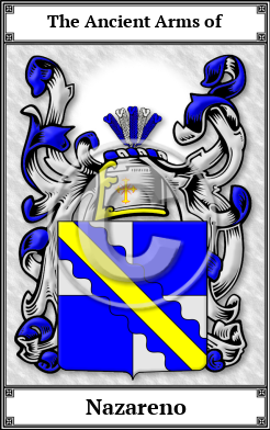 Nazareno Family Crest Download (JPG)  Book Plated - 150 DPI