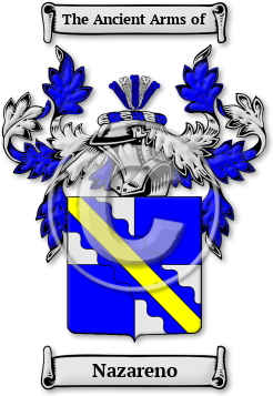 Nazareno Family Crest Download (jpg) Legacy Series - 150 DPI