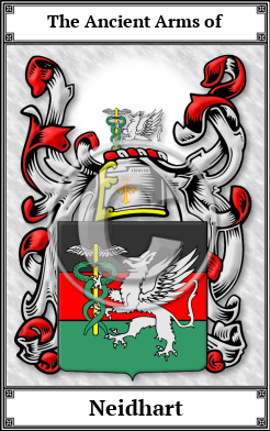 Neidhart Family Crest Download (JPG)  Book Plated - 150 DPI