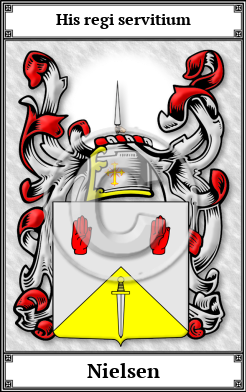Nielsen Family Crest Download (JPG)  Book Plated - 150 DPI