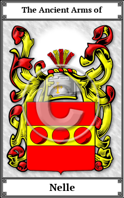 Nelle Family Crest Download (JPG)  Book Plated - 150 DPI