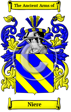 Niere Family Crest/Coat of Arms