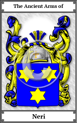 Neri Family Crest Download (JPG)  Book Plated - 150 DPI