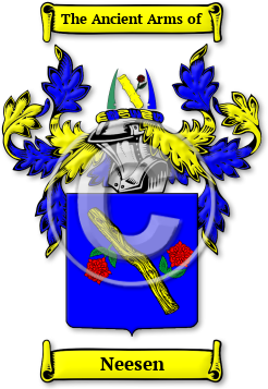 Neesen Family Crest Download (JPG) Legacy Series - 600 DPI