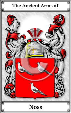 Noss Family Crest Download (JPG)  Book Plated - 150 DPI