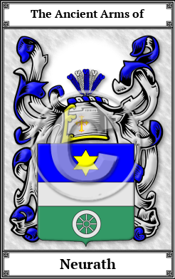 Neurath Family Crest Download (JPG)  Book Plated - 150 DPI