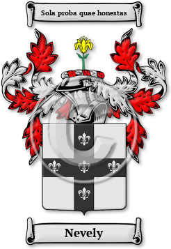 Nevely Family Crest Download (jpg) Legacy Series - 150 DPI