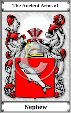 Nephew Family Crest Download (JPG)  Book Plated - 150 DPI