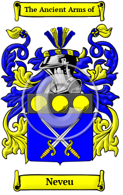 Neveu Family Crest/Coat of Arms