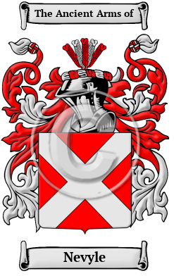 Nevyle Family Crest/Coat of Arms