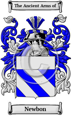 Newbon Family Crest/Coat of Arms