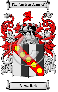 Newdick Family Crest/Coat of Arms