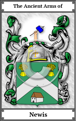 Newis Family Crest Download (JPG)  Book Plated - 150 DPI