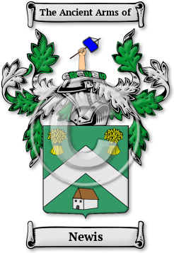 Newis Family Crest Download (jpg) Legacy Series - 150 DPI