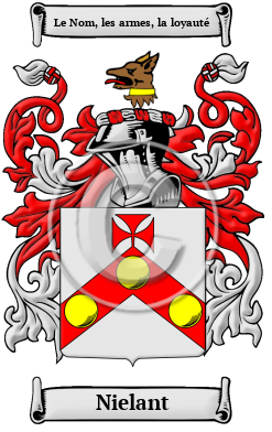 Nielant Family Crest/Coat of Arms