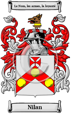 Nilan Family Crest/Coat of Arms