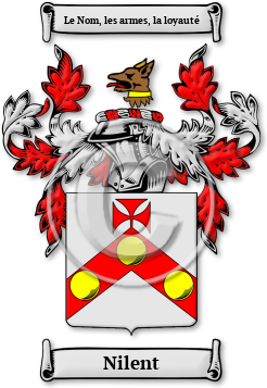 Nilent Family Crest Download (jpg) Legacy Series - 150 DPI