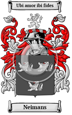 Neimans Family Crest/Coat of Arms