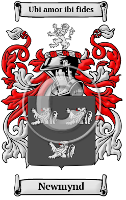 Newmynd Family Crest/Coat of Arms