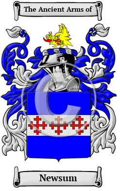 Newsum Family Crest/Coat of Arms