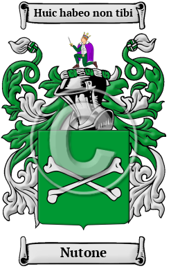 Nutone Family Crest/Coat of Arms