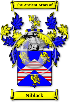 Niblack Family Crest Download (jpg) Legacy Series - 150 DPI