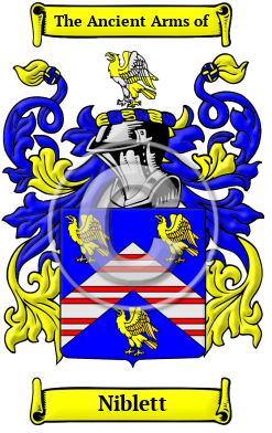 Niblett Family Crest/Coat of Arms