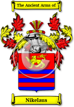 Nikelaus Family Crest Download (jpg) Legacy Series - 150 DPI