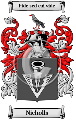 Nicholls Family Crest/Coat of Arms