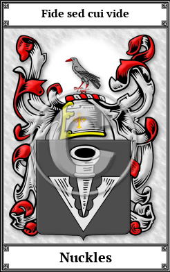Nuckles Family Crest Download (JPG)  Book Plated - 150 DPI