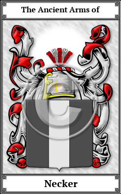 Necker Family Crest Download (JPG) Book Plated - 600 DPI