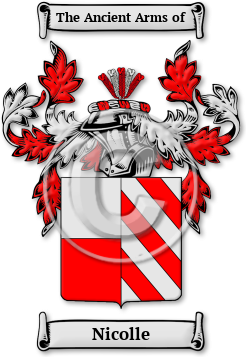 Nicolle Family Crest Download (JPG) Legacy Series - 600 DPI