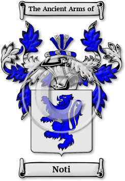 Noti Family Crest Download (JPG) Legacy Series - 600 DPI