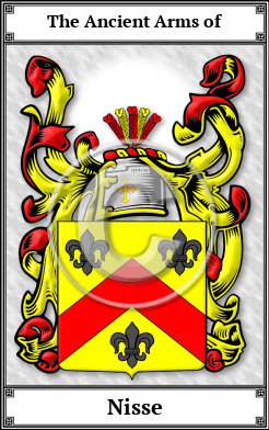 Nisse Family Crest Download (JPG)  Book Plated - 150 DPI