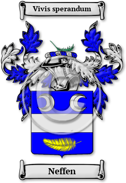 Neffen Family Crest Download (jpg) Legacy Series - 150 DPI