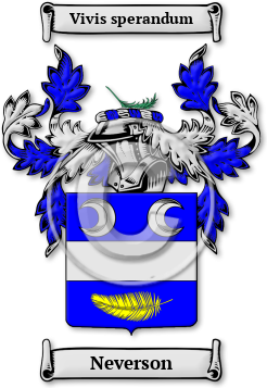 Neverson Family Crest Download (jpg) Legacy Series - 150 DPI